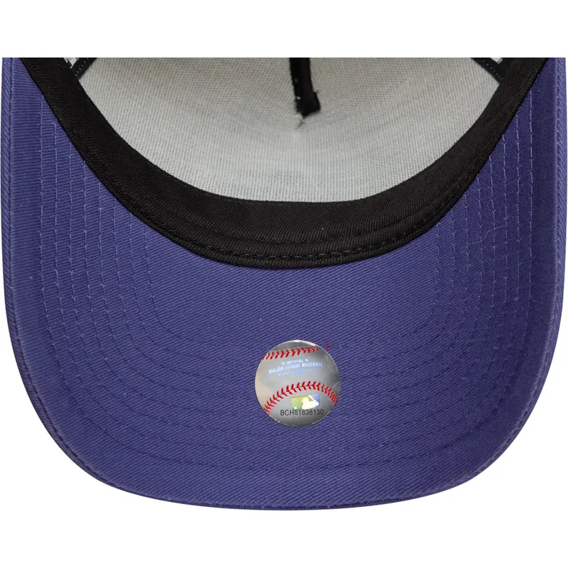 petten-gebogen-paars-snapback-9forty-a-frame-world-series-patch-van-los-angeles-dodgers-mlb-van-new-era