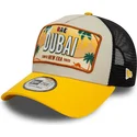 petten-gebogen-geel-snapback-9forty-a-frame-license-plate-van-dubai-steden-en-stranden-van-new-era