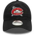 petten-gebogen-zwart-verstelbaar-9twenty-van-carolina-mudcats-milb-van-new-era