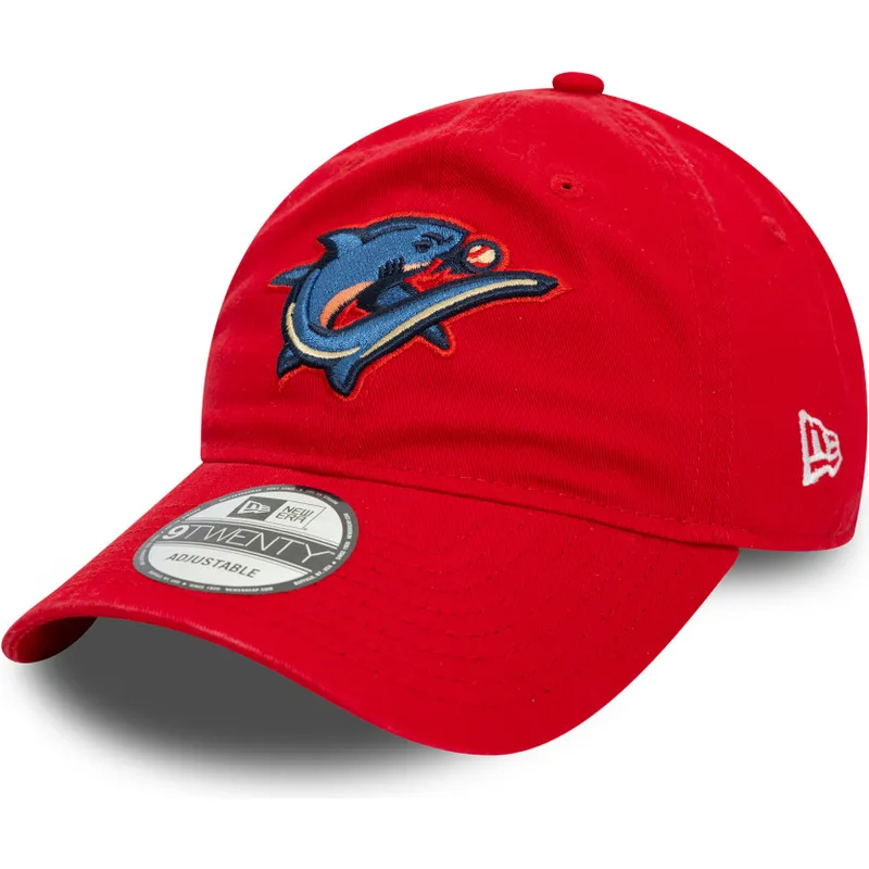 petten-gebogen-rood-verstelbaar-9twenty-van-clearwater-threshers-milb-van-new-era