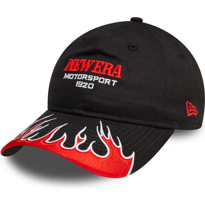 petten-gebogen-zwart-verstelbaar-9twenty-flame-visor-van-new-era