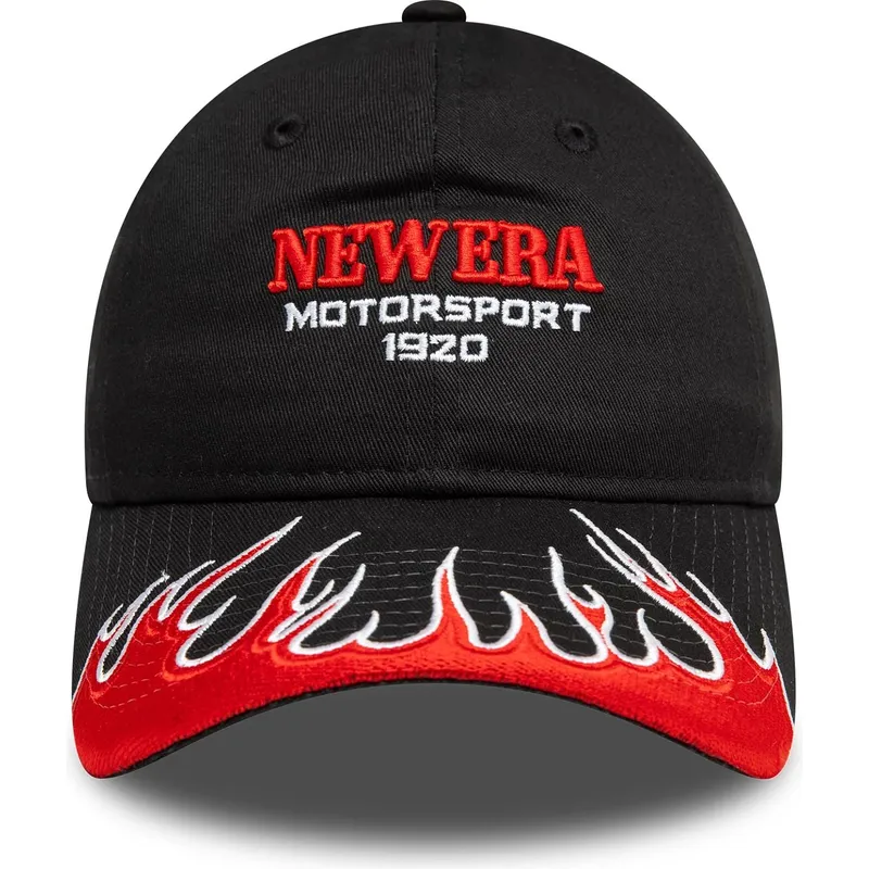 petten-gebogen-zwart-verstelbaar-9twenty-flame-visor-van-new-era