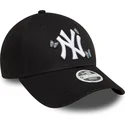 petten-gebogen-zwart-verstelbaar-9twenty-icon-butterflies-van-new-york-yankees-mlb-van-new-era