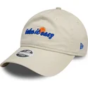 petten-gebogen-beige-verstelbaar-9twenty-van-take-it-easy-van-new-era
