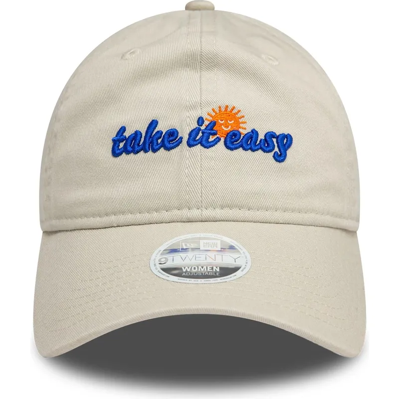 petten-gebogen-beige-verstelbaar-9twenty-van-take-it-easy-van-new-era petten-gebogen-beige-verstelbaar-9twenty-van-take-it-easy-van-new-era