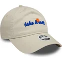 petten-gebogen-beige-verstelbaar-9twenty-van-take-it-easy-van-new-era