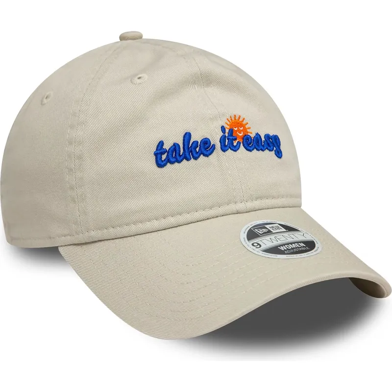 petten-gebogen-beige-verstelbaar-9twenty-van-take-it-easy-van-new-era petten-gebogen-beige-verstelbaar-9twenty-van-take-it-easy-van-new-era