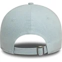 petten-gebogen-blauw-verstelbaar-rosa-9forty-denim-icon-heart-van-new-york-yankees-mlb-van-new-era