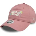 petten-gebogen-roze-verstelbaar-9twenty-van-holiday-mode-van-new-era