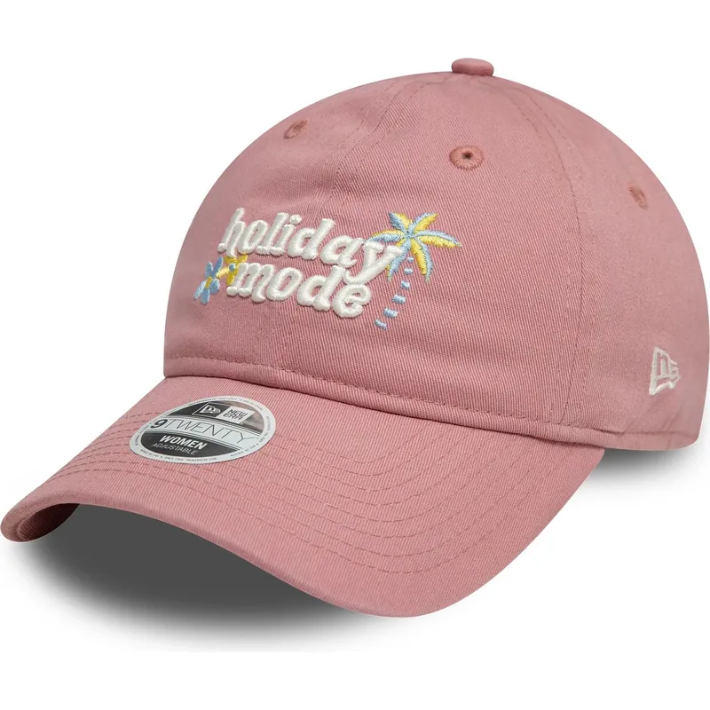 petten-gebogen-roze-verstelbaar-9twenty-van-holiday-mode-van-new-era