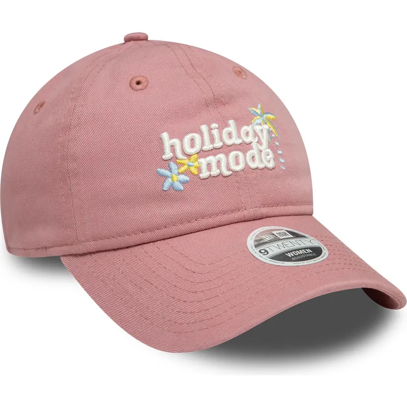 petten-gebogen-roze-verstelbaar-9twenty-van-holiday-mode-van-new-era