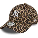petten-gebogen-luipaard-verstelbaar-9forty-van-new-york-yankees-mlb-van-new-era