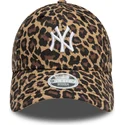 petten-gebogen-luipaard-verstelbaar-9forty-van-new-york-yankees-mlb-van-new-era