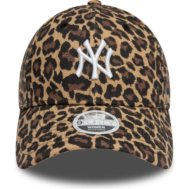 petten-gebogen-luipaard-verstelbaar-9forty-van-new-york-yankees-mlb-van-new-era