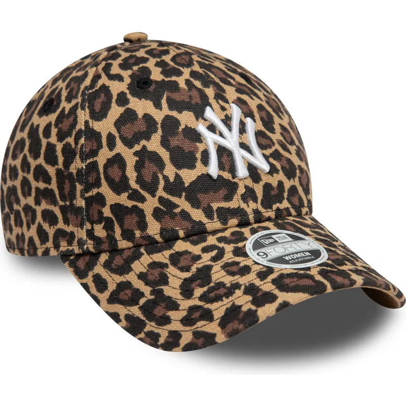 petten-gebogen-luipaard-verstelbaar-9forty-van-new-york-yankees-mlb-van-new-era