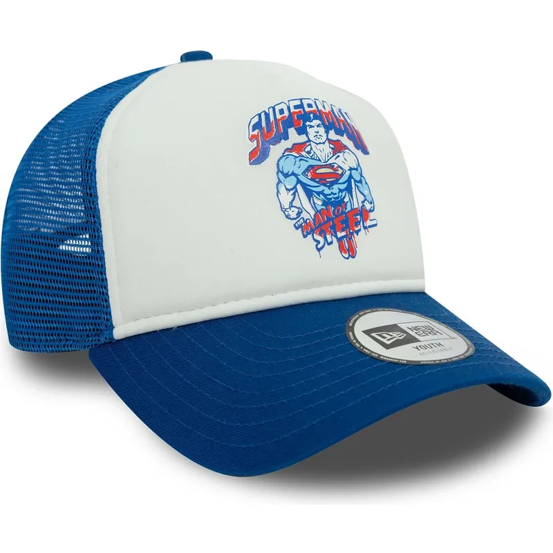 petten-gebogen-blauw-snapback-voor-kinderen-9forty-a-frame-van-superman-dc-comics-van-new-era petten-gebogen-blauw-snapback-voor-kinderen-9forty-a-frame-van-superman-dc-comics-van-new-era