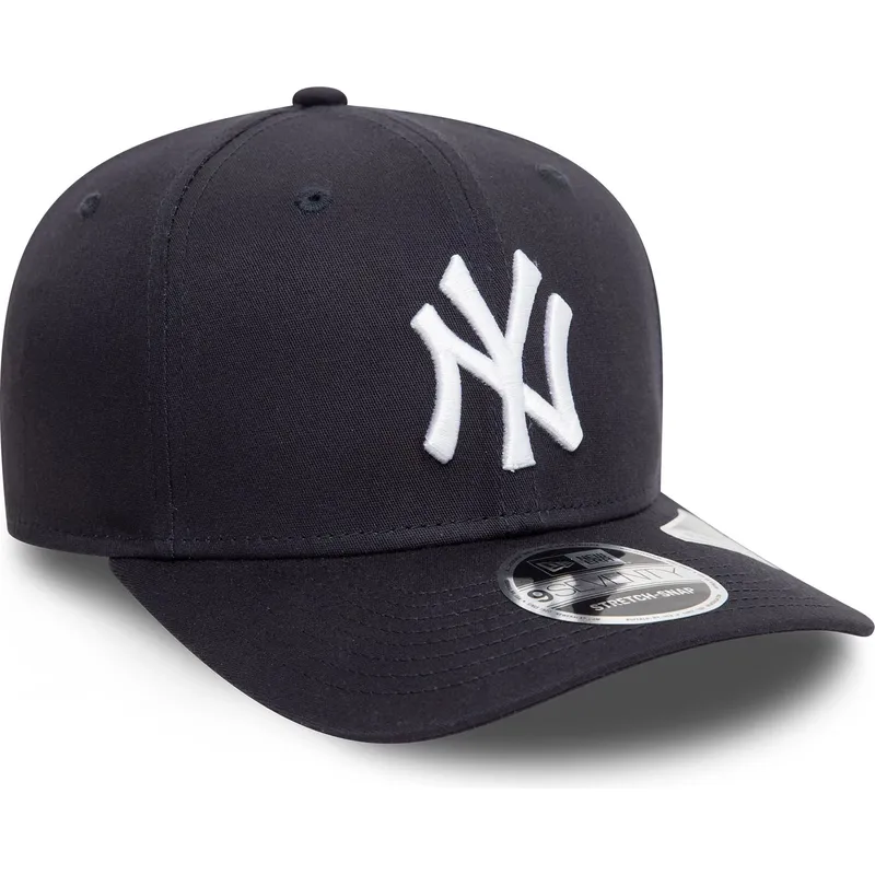 petten-gebogen-marineblauw-snapback-9seventy-stretch-snap-van-new-york-yankees-mlb-van-new-era