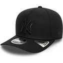 petten-gebogen-zwart-snapback-9seventy-stretch-snap-van-new-york-yankees-mlb-van-new-era