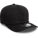 petten-gebogen-zwart-snapback-9seventy-stretch-snap-van-new-york-yankees-mlb-van-new-era