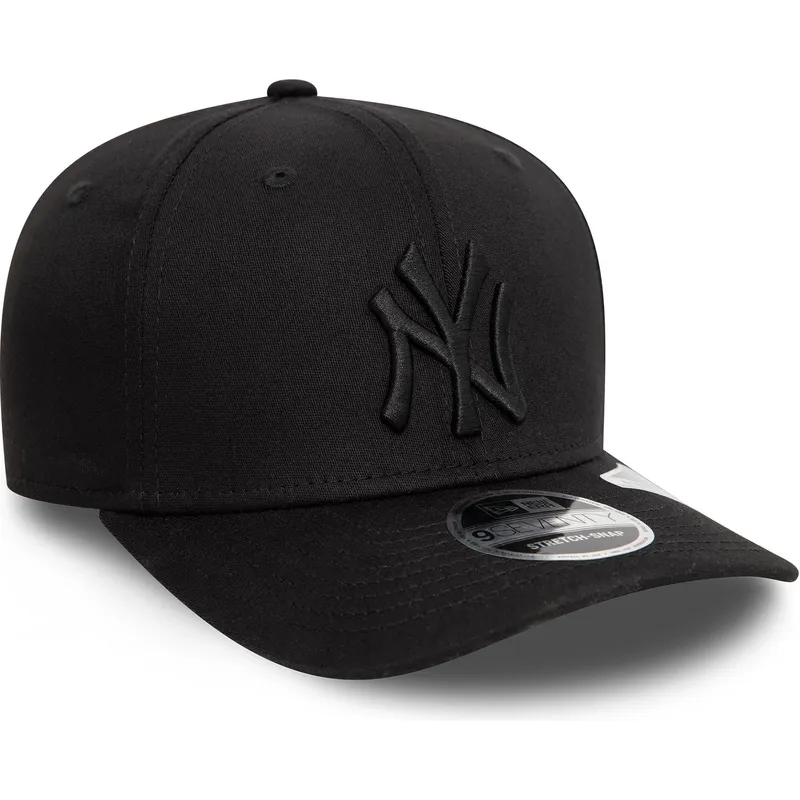 petten-gebogen-zwart-snapback-9seventy-stretch-snap-van-new-york-yankees-mlb-van-new-era