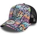 petten-gebogen-meerkleurig-snapback-9forty-a-frame-grafiti-all-over-print-van-ac-milan-serie-a-van-new-era