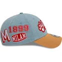 petten-gebogen-meerkleurig-verstelbaar-9forty-denim-van-ac-milan-serie-a-van-new-era