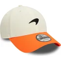 petten-gebogen-oranje-verstelbaar-9forty-contrast-visor-van-mclaren-racing-formula-1-van-new-era