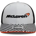 petten-plat-zwart-snapback-9fifty-checkered-visor-van-mclaren-racing-formula-1-van-new-era