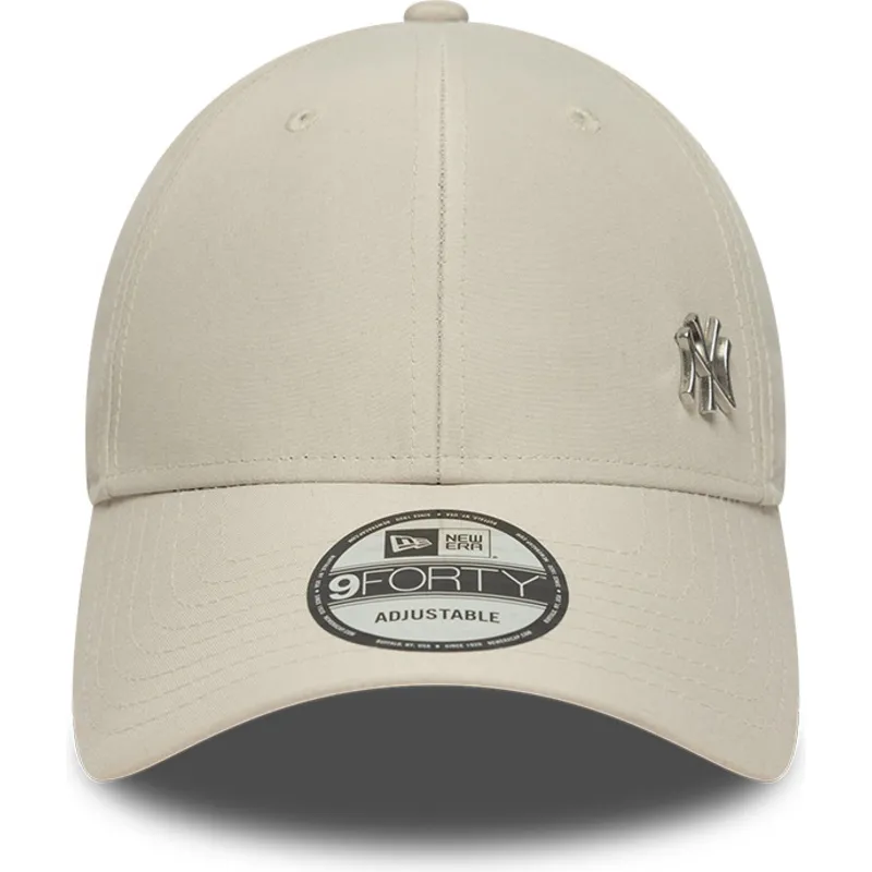petten-gebogen-beige-verstelbaar-9forty-flawless-van-new-york-yankees-mlb-van-new-era
