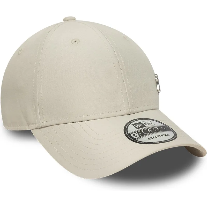 petten-gebogen-beige-verstelbaar-9forty-flawless-van-new-york-yankees-mlb-van-new-era