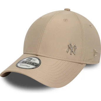 Petten gebogen bruin verstelbaar 9FORTY Flawless van New York Yankees MLB van New Era