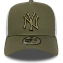 petten-gebogen-groen-snapback-a-frame-league-essential-van-new-york-yankees-mlb-van-new-era