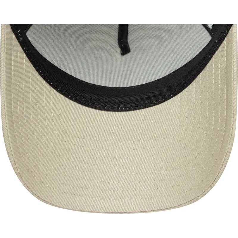 petten-gebogen-beige-snapback-a-frame-league-essential-van-new-york-yankees-mlb-van-new-era
