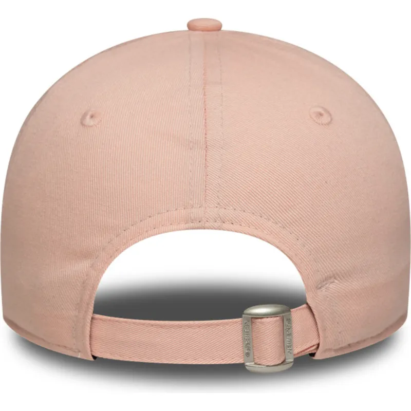 petten-gebogen-roze-verstelbaar-9forty-league-essential-van-new-york-yankees-mlb-van-new-era