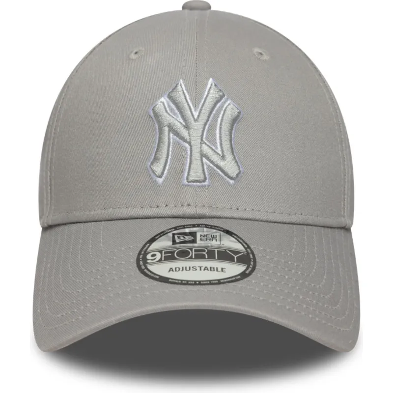 petten-gebogen-grijs-verstelbaar-9forty-outline-van-new-york-yankees-mlb-van-new-era