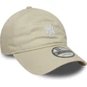 petten-gebogen-beige-verstelbaar-9twenty-mini-van-new-york-yankees-mlb-van-new-era