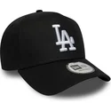 petten-gebogen-zwart-snapback-e-frame-league-essential-van-los-angeles-dodgers-mlb-van-new-era