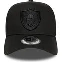 petten-gebogen-zwart-snapback-e-frame-essential-van-las-vegas-raiders-nfl-van-new-era