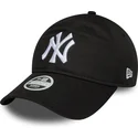 petten-gebogen-zwart-verstelbaar-9twenty-league-essential-van-new-york-yankees-mlb-van-new-era