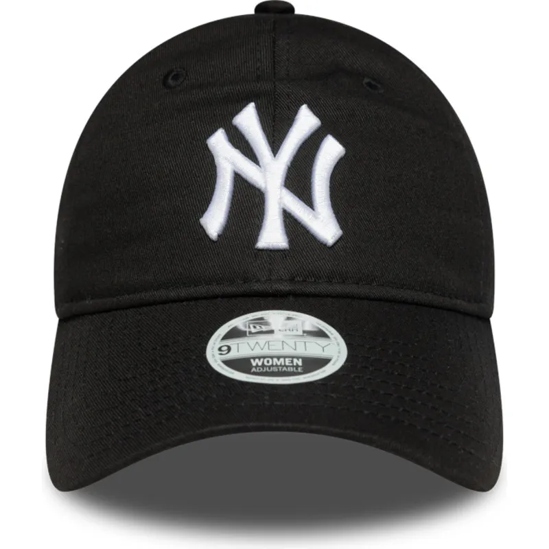 petten-gebogen-zwart-verstelbaar-9twenty-league-essential-van-new-york-yankees-mlb-van-new-era