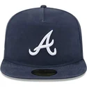 petten-plat-marineblauw-fitted-59fifty-a-frame-championship-side-flag-van-atlanta-braves-mlb-van-new-era