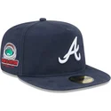 petten-plat-marineblauw-fitted-59fifty-a-frame-championship-side-flag-van-atlanta-braves-mlb-van-new-era