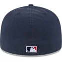 petten-plat-marineblauw-fitted-59fifty-a-frame-championship-side-flag-van-atlanta-braves-mlb-van-new-era