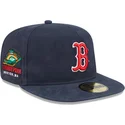 petten-plat-marineblauw-fitted-59fifty-a-frame-championship-side-flag-van-boston-red-sox-mlb-van-new-era
