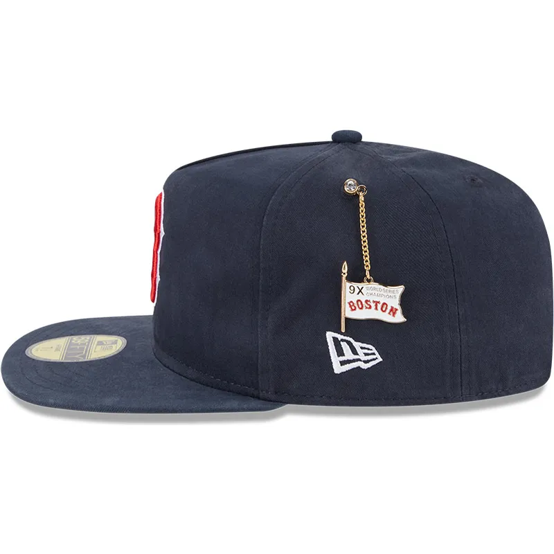 petten-plat-marineblauw-fitted-59fifty-a-frame-championship-side-flag-van-boston-red-sox-mlb-van-new-era