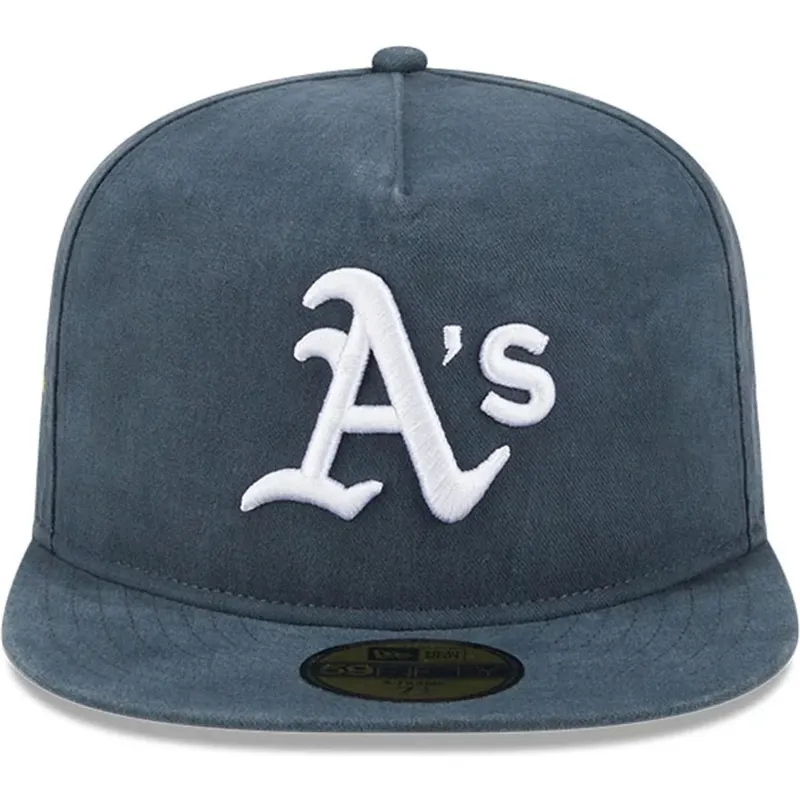 petten-plat-groen-fitted-59fifty-a-frame-championship-side-flag-van-oakland-athletics-mlb-van-new-era