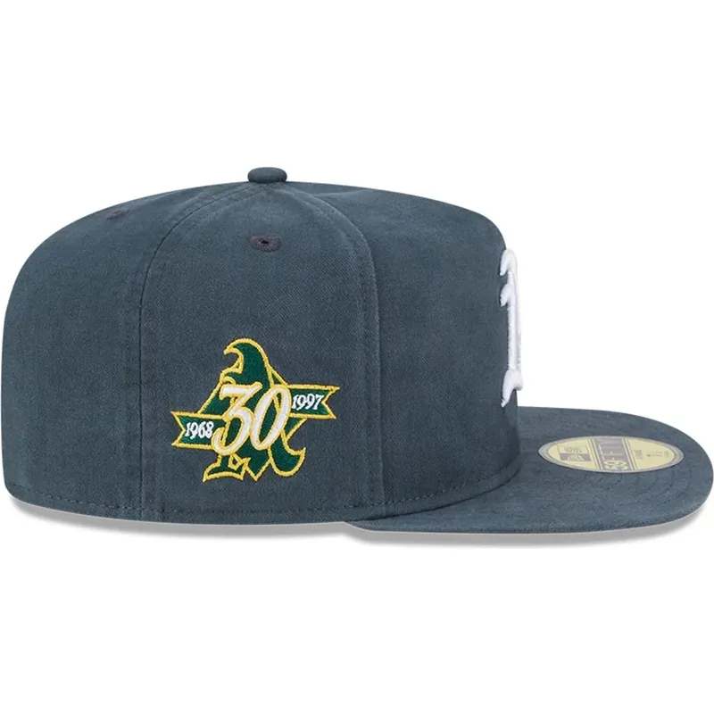 petten-plat-groen-fitted-59fifty-a-frame-championship-side-flag-van-oakland-athletics-mlb-van-new-era