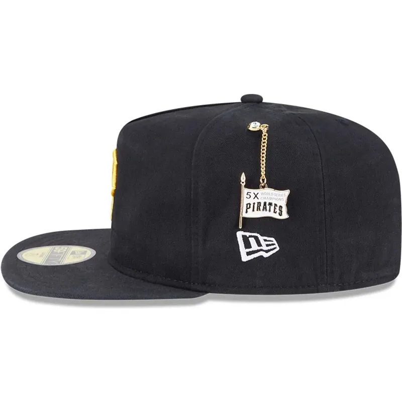 petten-plat-zwart-fitted-59fifty-a-frame-championship-side-flag-van-pittsburgh-pirates-mlb-van-new-era petten-plat-zwart-fitted-59fifty-a-frame-championship-side-flag-van-pittsburgh-pirates-mlb-van-new-era