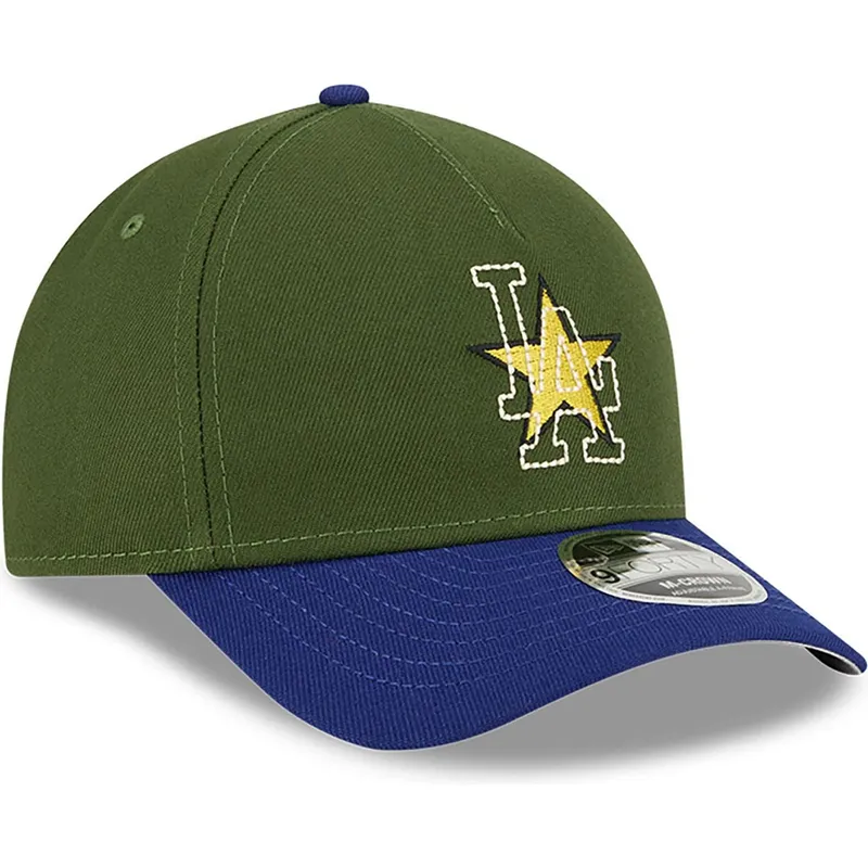 petten-gebogen-meerkleurig-snapback-9forty-m-crown-city-feature-van-los-angeles-dodgers-mlb-van-new-era