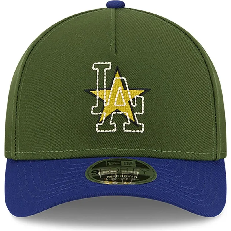petten-gebogen-meerkleurig-snapback-9forty-m-crown-city-feature-van-los-angeles-dodgers-mlb-van-new-era